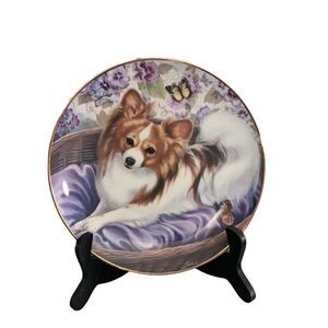 Papillon Butterfly Princess Collector Plate Tamara Burnett The Danbury Mint